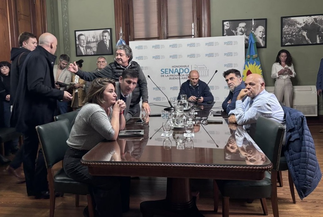 Comisión de Legislación General del Senado bonaerense durante el tratamiento de proyectos de la agenda electoral